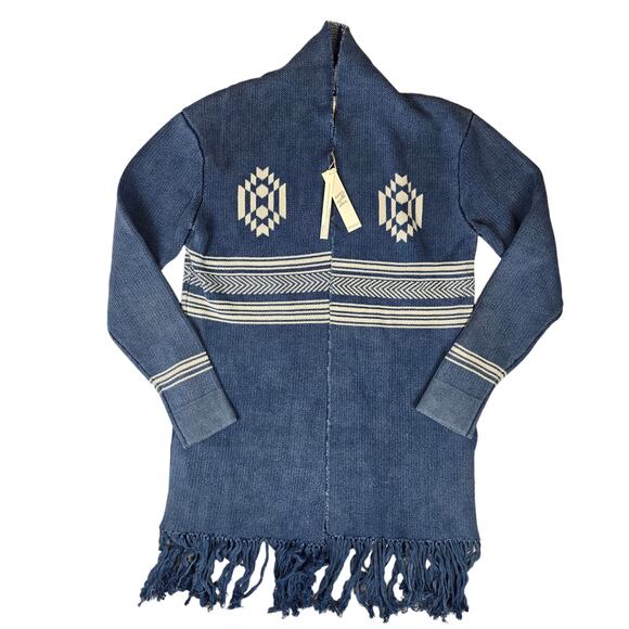 Love Stitch Women's The Montana Skies Cardigan NWT Indigo Medium - Picture 1 of 9